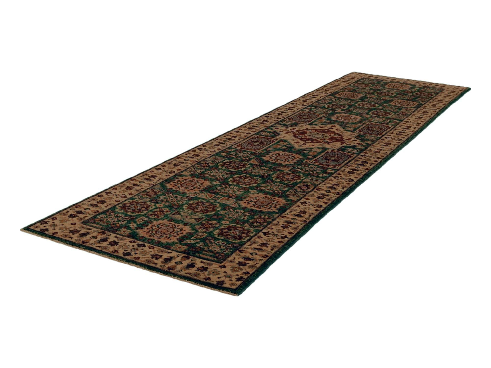 2' 8 x 9' 11 Hand Knotted Mamluk Ziegler Runner Rug