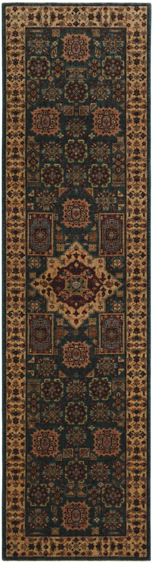 2' 8 x 9' 11 Hand Knotted Mamluk Ziegler Runner Rug