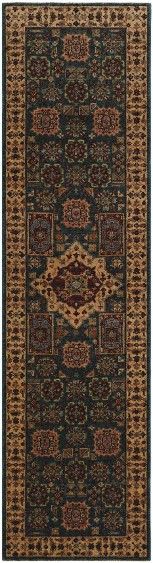 2' 8 x 9' 11 Hand Knotted Mamluk Ziegler Runner Rug