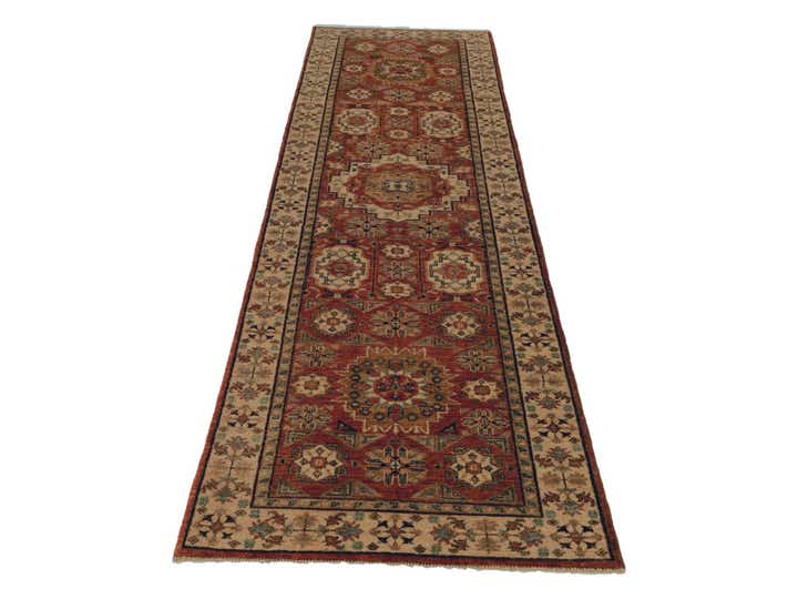 2' 8 x 9' 11 Hand Knotted Mamluk Ziegler Runner Rug