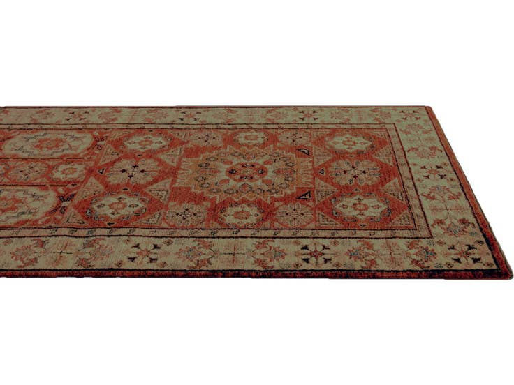 Detail image of 2' 8 x 9' 11 Hand Knotted Mamluk Ziegler Runner Rug