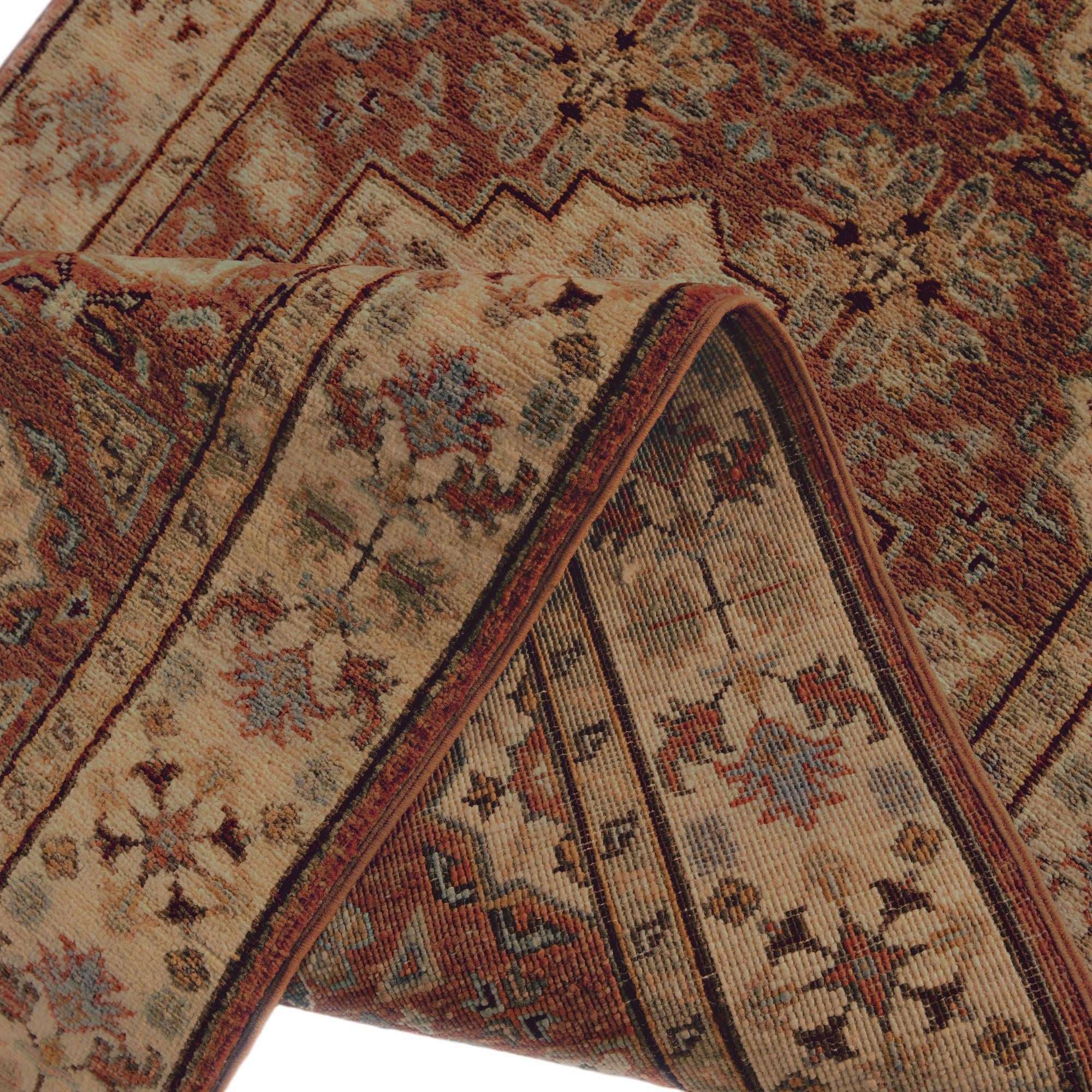 2' 8 x 9' 11 Hand Knotted Mamluk Ziegler Runner Rug