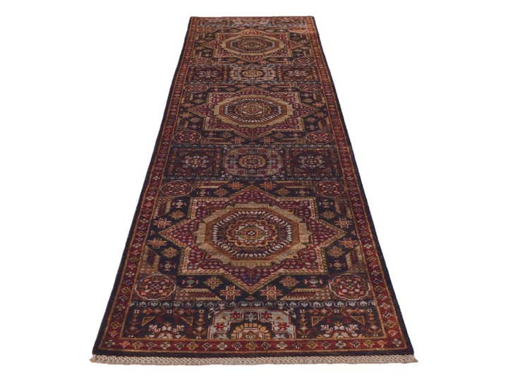 2' 9 x 9' 9 Hand Knotted Mamluk Ziegler Runner Rug