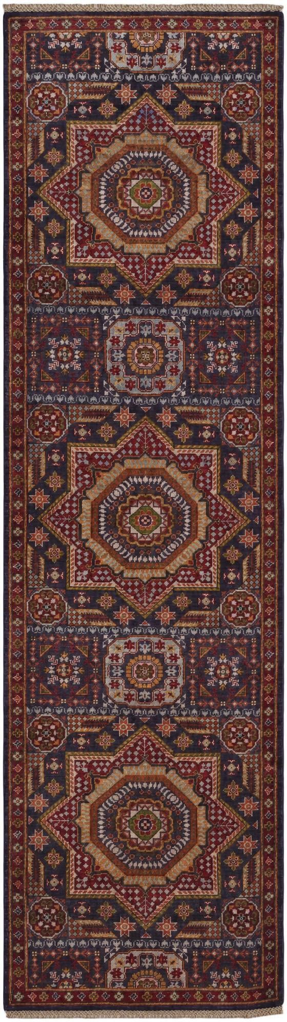 2' 9 x 9' 9 Hand Knotted Mamluk Ziegler Runner Rug