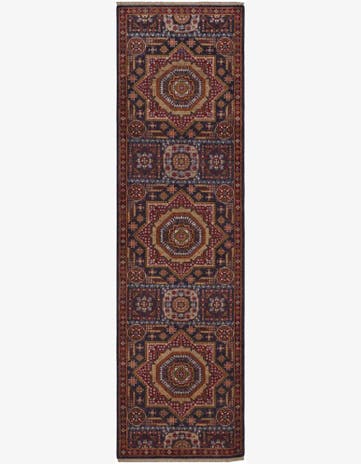 2' 9 x 9' 9 Hand Knotted Mamluk Ziegler Runner Rug