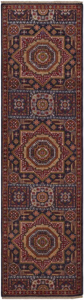 2' 9 x 9' 9 Hand Knotted Mamluk Ziegler Runner Rug