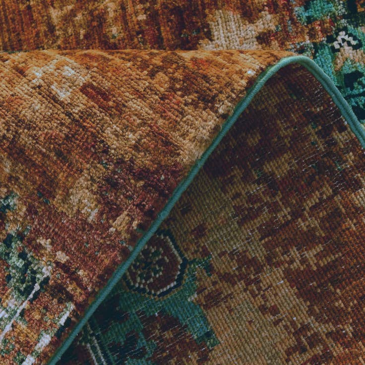 Detail image of 2' 11 x 10' Hand Knotted Mamluk Ziegler Runner Rug