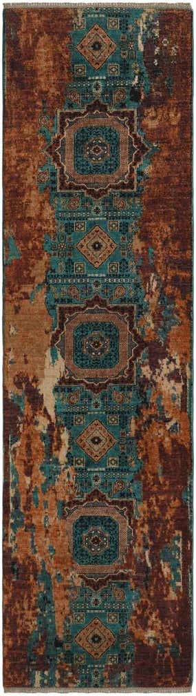 2' 11 x 10' Hand Knotted Mamluk Ziegler Runner Rug