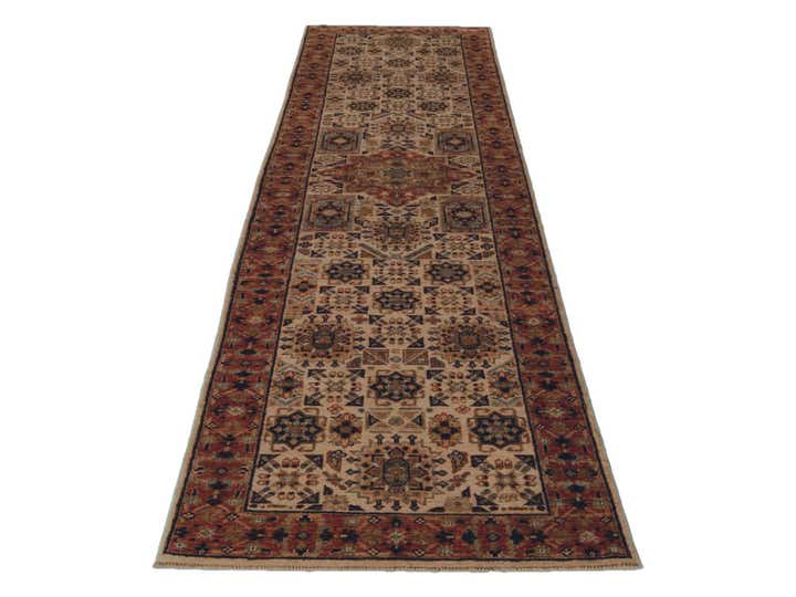 2' 7 x 9' 9 Hand Knotted Mamluk Ziegler Runner Rug