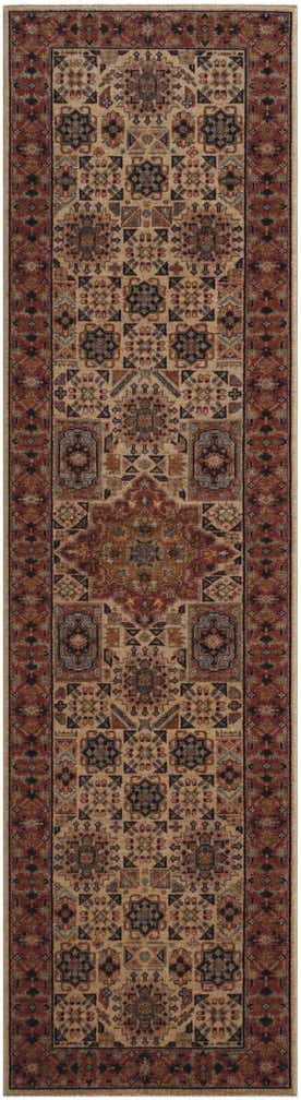2' 7 x 9' 9 Hand Knotted Mamluk Ziegler Runner Rug