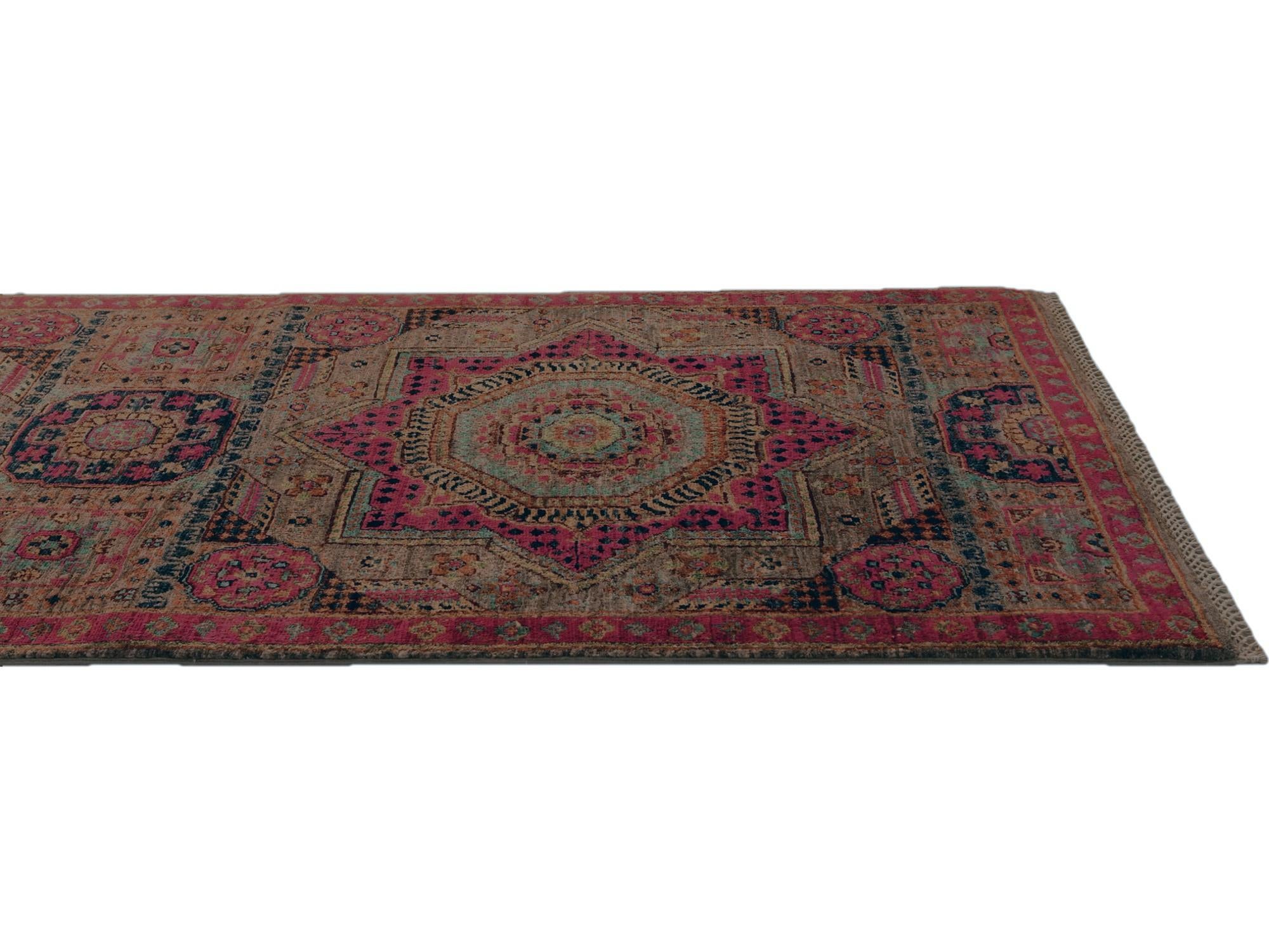 2' 9 x 10' 3 Hand Knotted Mamluk Ziegler Runner Rug