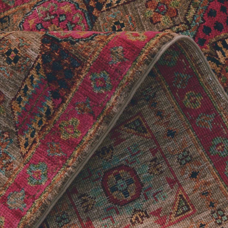 Detail image of 2' 9 x 10' 3 Hand Knotted Mamluk Ziegler Runner Rug