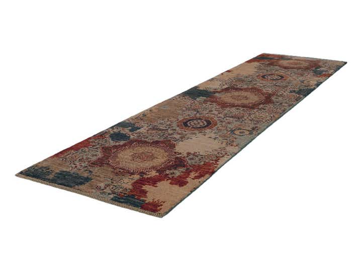 2' 9 x 10' 6 Hand Knotted Mamluk Ziegler Runner Rug