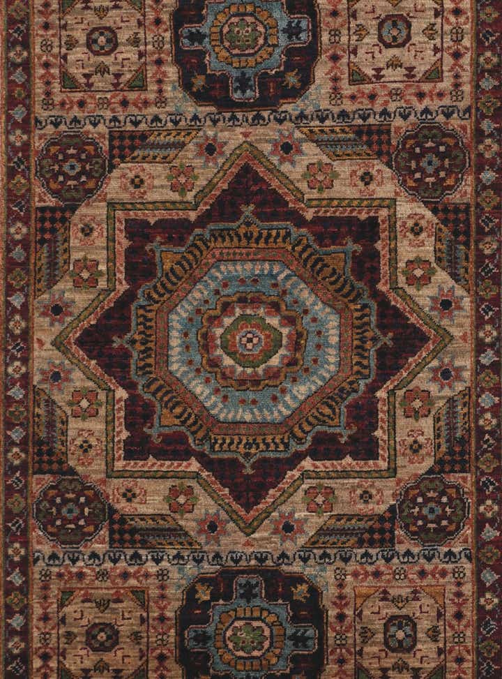 2' 9 x 9' 10 Hand Knotted Mamluk Ziegler Runner Rug
