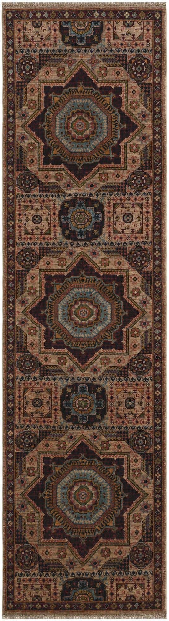 2' 9 x 9' 10 Hand Knotted Mamluk Ziegler Runner Rug