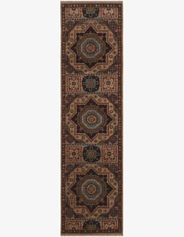 2' 9 x 9' 10 Hand Knotted Mamluk Ziegler Runner Rug