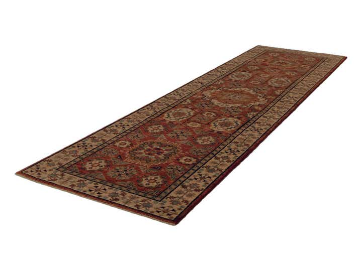 2' 7 x 9' 11 Hand Knotted Mamluk Ziegler Runner Rug