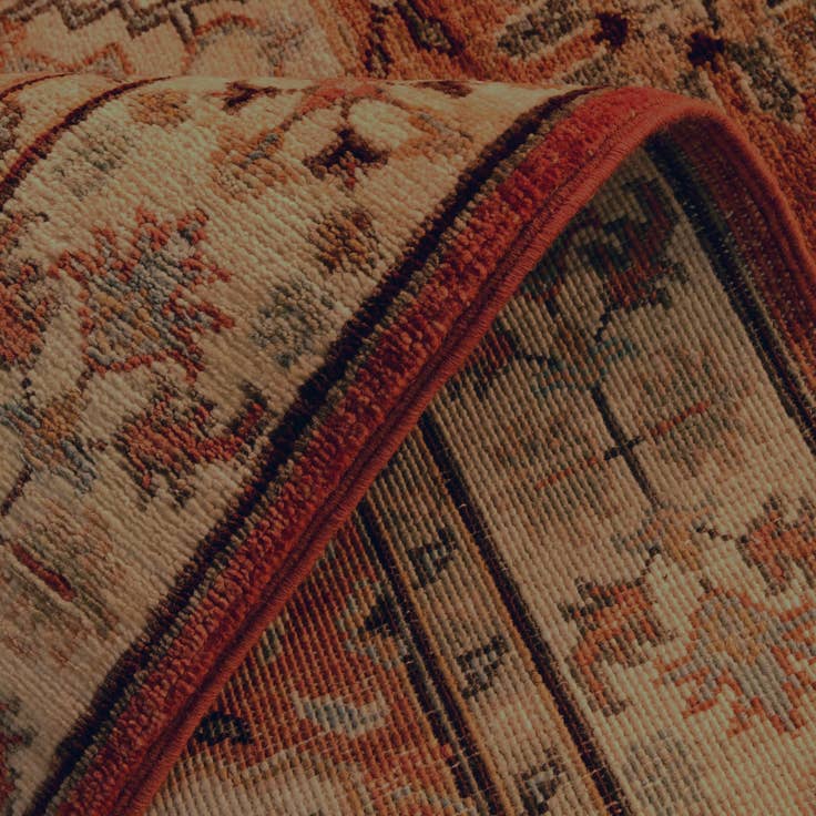 Detail image of 2' 7 x 9' 11 Hand Knotted Mamluk Ziegler Runner Rug