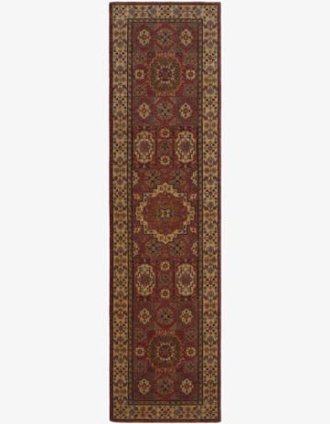 2' 7 x 9' 11 Hand Knotted Mamluk Ziegler Runner Rug