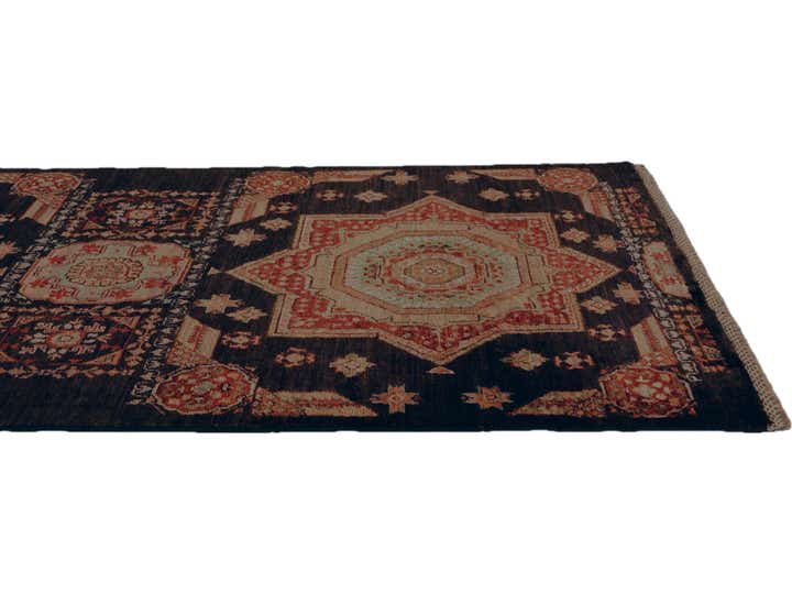 3' x 10' 3 Hand Knotted Mamluk Ziegler Runner Rug