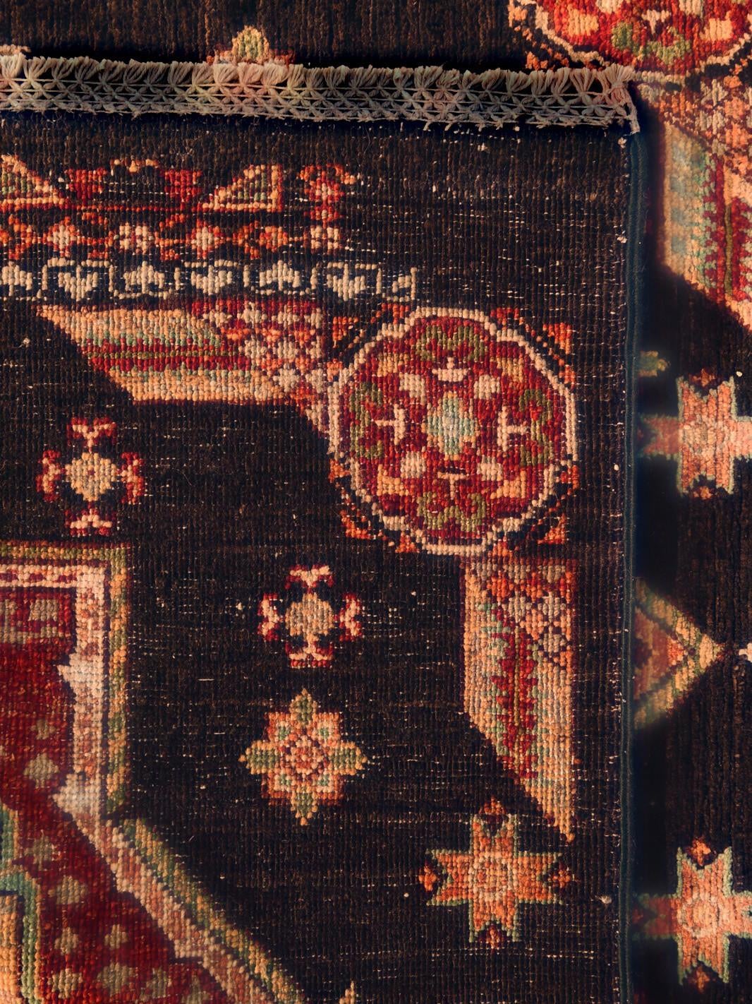 90cm x 310cm Hand Knotted Mamluk Ziegler Runner Rug