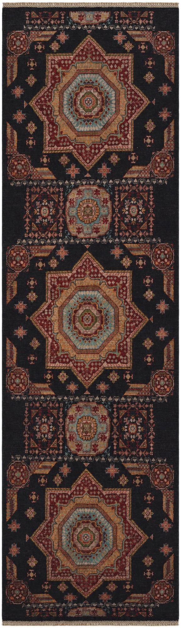 3' x 10' 3 Hand Knotted Mamluk Ziegler Runner Rug