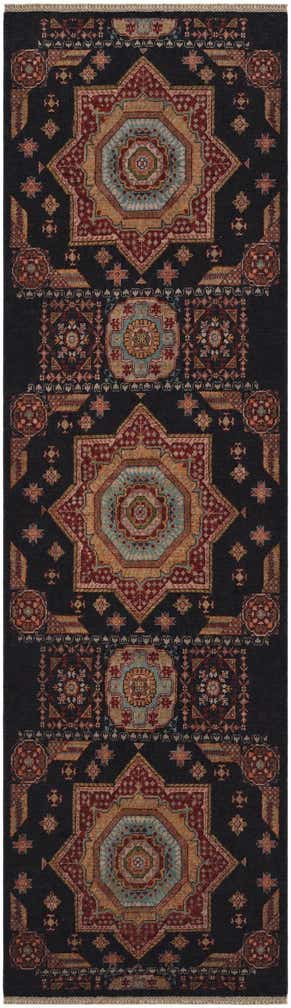 3' x 10' 3 Hand Knotted Mamluk Ziegler Runner Rug