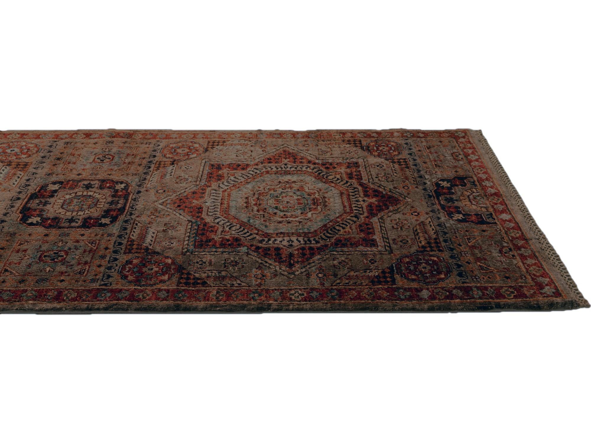 2' 9 x 9' 10 Hand Knotted Mamluk Ziegler Runner Rug