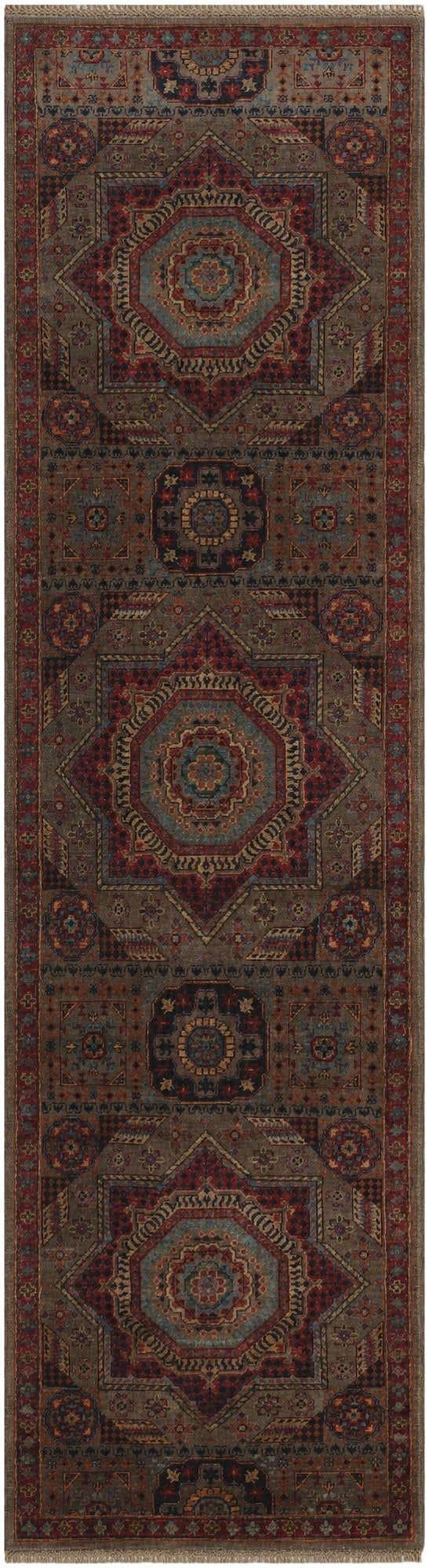 2' 9 x 9' 10 Hand Knotted Mamluk Ziegler Runner Rug