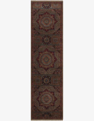 2' 9 x 9' 10 Hand Knotted Mamluk Ziegler Runner Rug