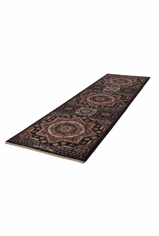 Detail image of 2' 8 x 9' 3 Hand Knotted Mamluk Ziegler Runner Rug