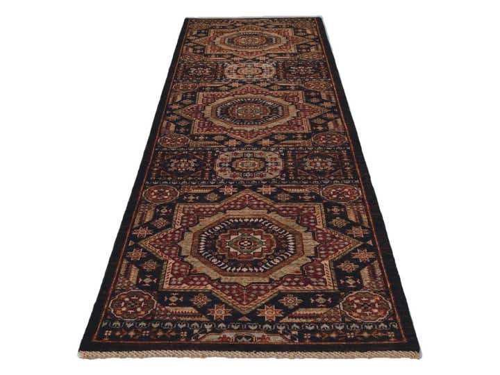 2' 8 x 9' 3 Hand Knotted Mamluk Ziegler Runner Rug