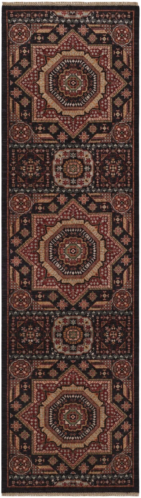 2' 8 x 9' 3 Hand Knotted Mamluk Ziegler Runner Rug