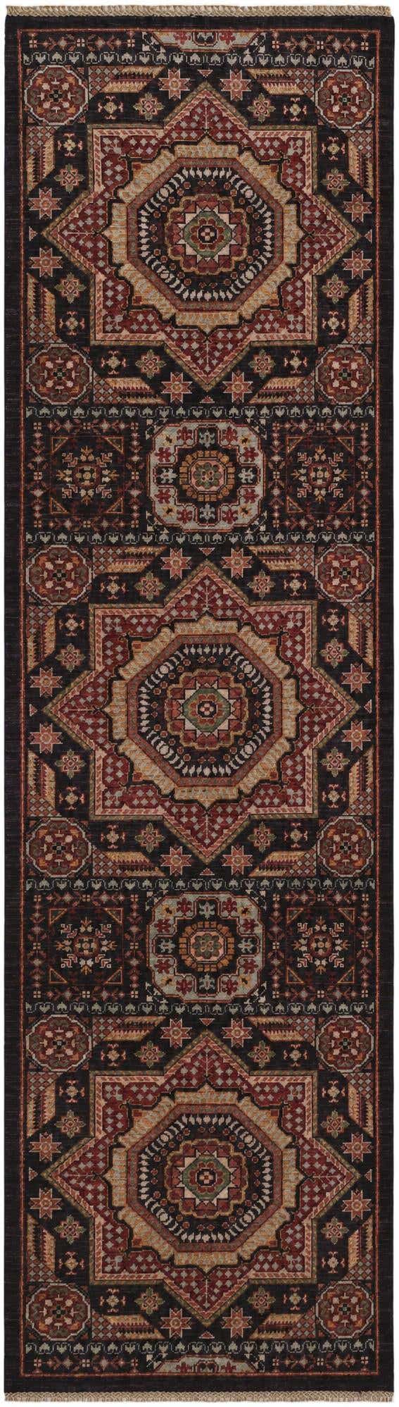 2' 8 x 9' 3 Hand Knotted Mamluk Ziegler Runner Rug