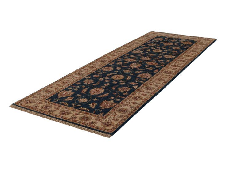 Detail image of 2' 11 x 8' Hand Knotted Pershawar Ziegler Runner Rug