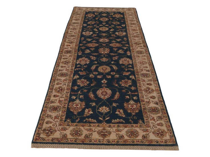 Detail image of 2' 11 x 8' Hand Knotted Pershawar Ziegler Runner Rug