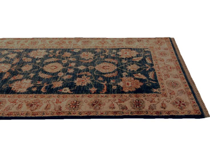 Detail image of 2' 11 x 8' Hand Knotted Pershawar Ziegler Runner Rug