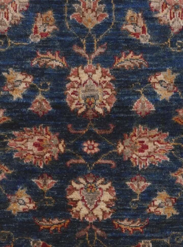 2' 11 x 8' Hand Knotted Pershawar Ziegler Runner Rug