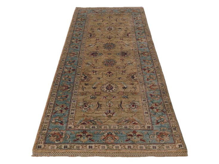 Detail image of 2' 6 x 6' 10 Hand Knotted Pershawar Ziegler Runner Rug