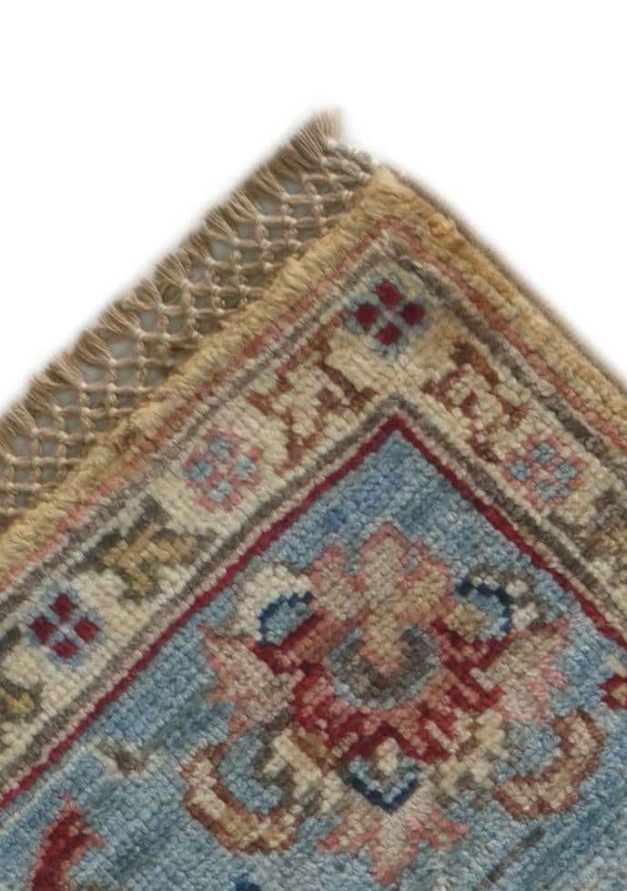2' 6 x 6' 10 Hand Knotted Pershawar Ziegler Runner Rug