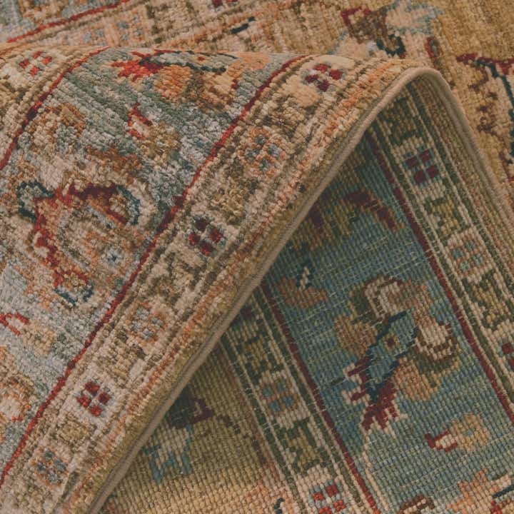 2' 6 x 6' 10 Hand Knotted Pershawar Ziegler Runner Rug