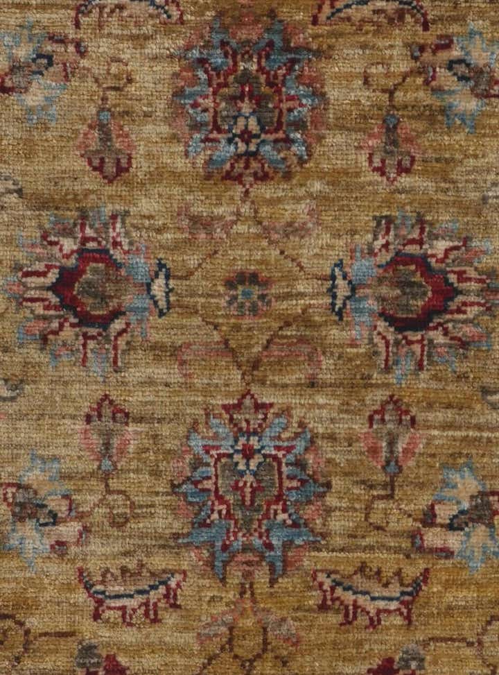 2' 6 x 6' 10 Hand Knotted Pershawar Ziegler Runner Rug