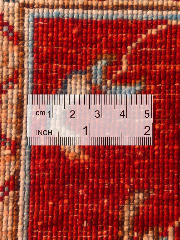 2' 7 x 8' 10 Hand Knotted Pershawar Ziegler Runner Rug
