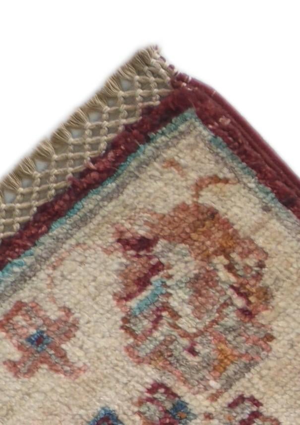 1' 11 x 6' 6 Hand Knotted Pershawar Ziegler Runner Rug
