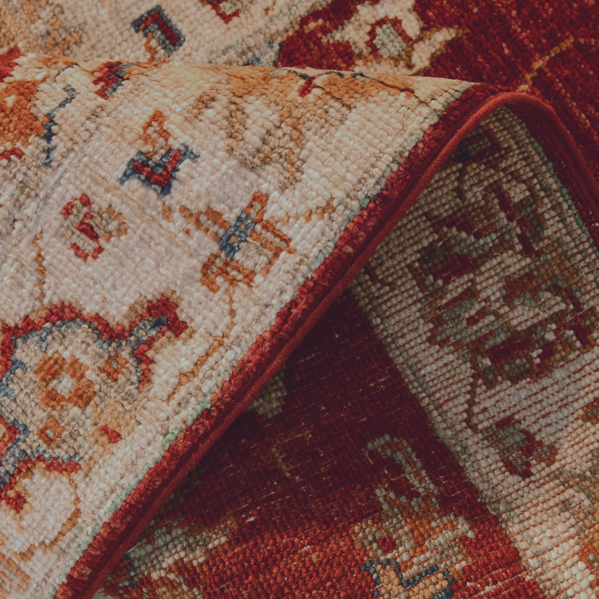 1' 11 x 6' 6 Hand Knotted Pershawar Ziegler Runner Rug