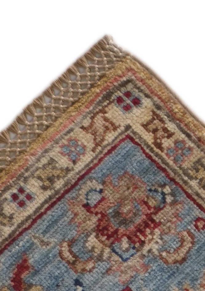 Detail image of 2' 6 x 6' 10 Hand Knotted Pershawar Ziegler Runner Rug