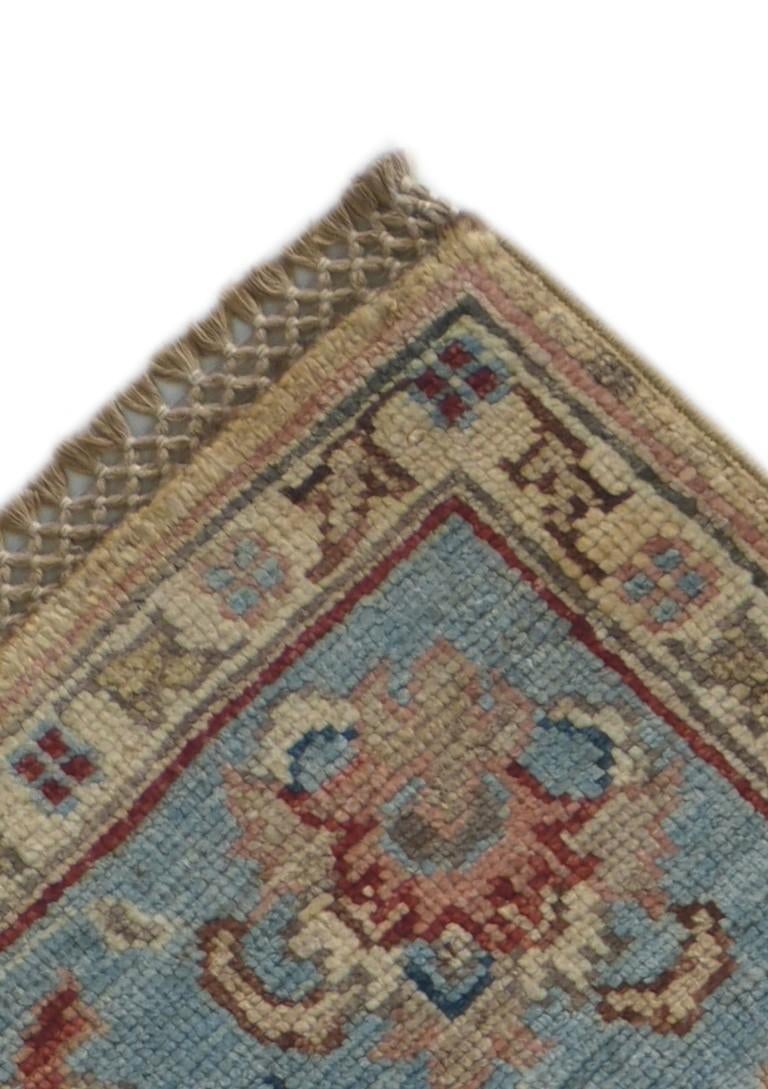 2' 6 x 6' 7 Hand Knotted Pershawar Ziegler Runner Rug