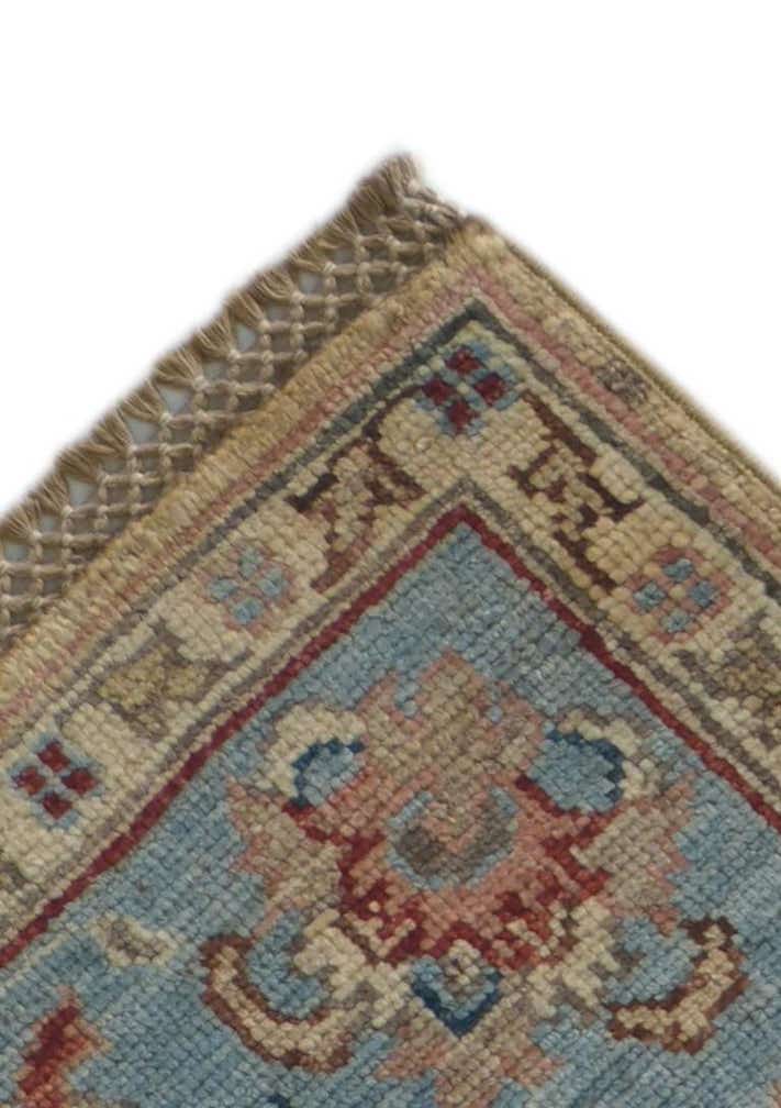 2' 6 x 6' 7 Hand Knotted Pershawar Ziegler Runner Rug
