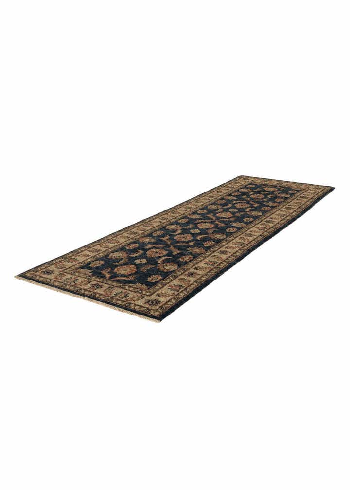 1' 10 x 8' 4 Hand Knotted Pershawar Ziegler Runner Rug