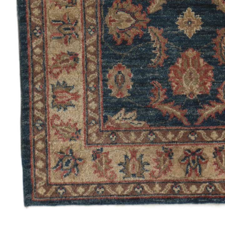 1' 10 x 8' 4 Hand Knotted Pershawar Ziegler Runner Rug